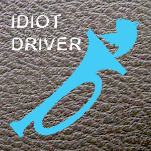 Idiot Driver Logo - car horn logo